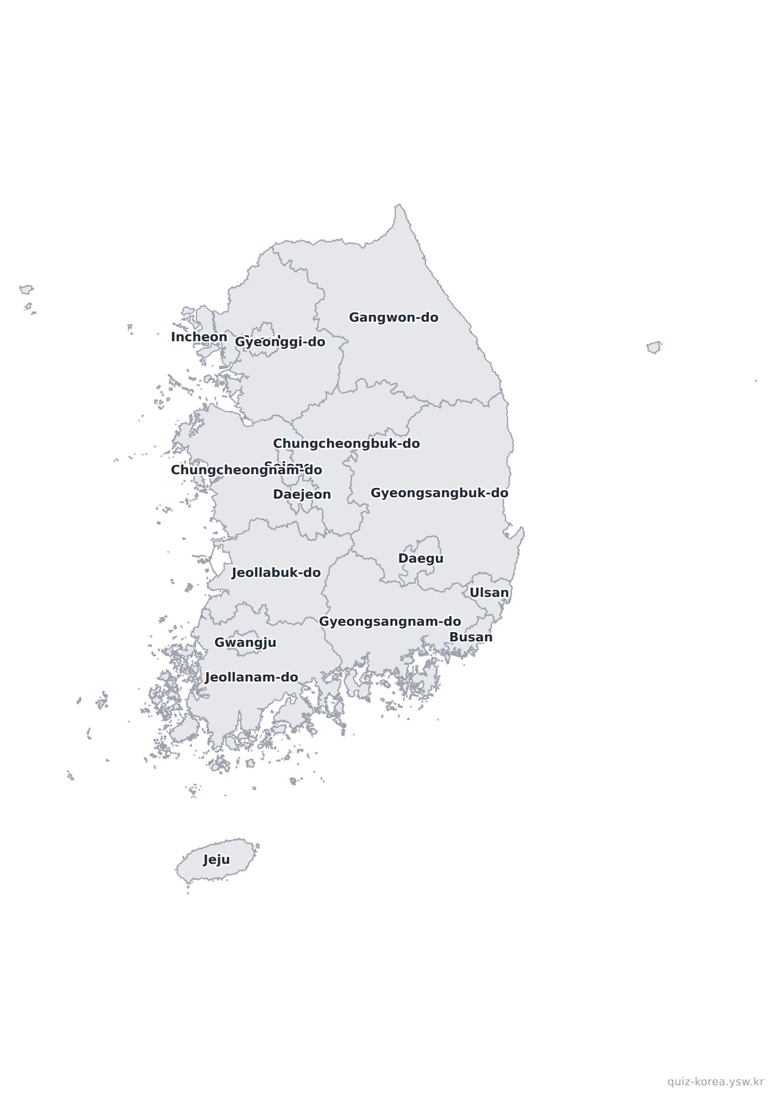 Labeled map preview