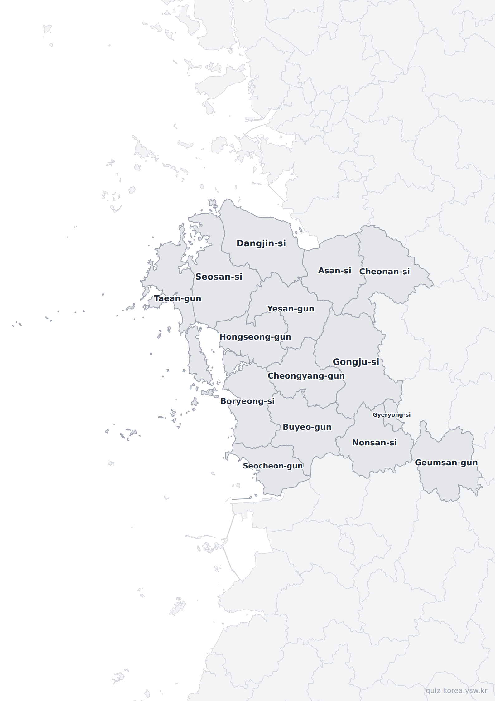 Labeled map preview