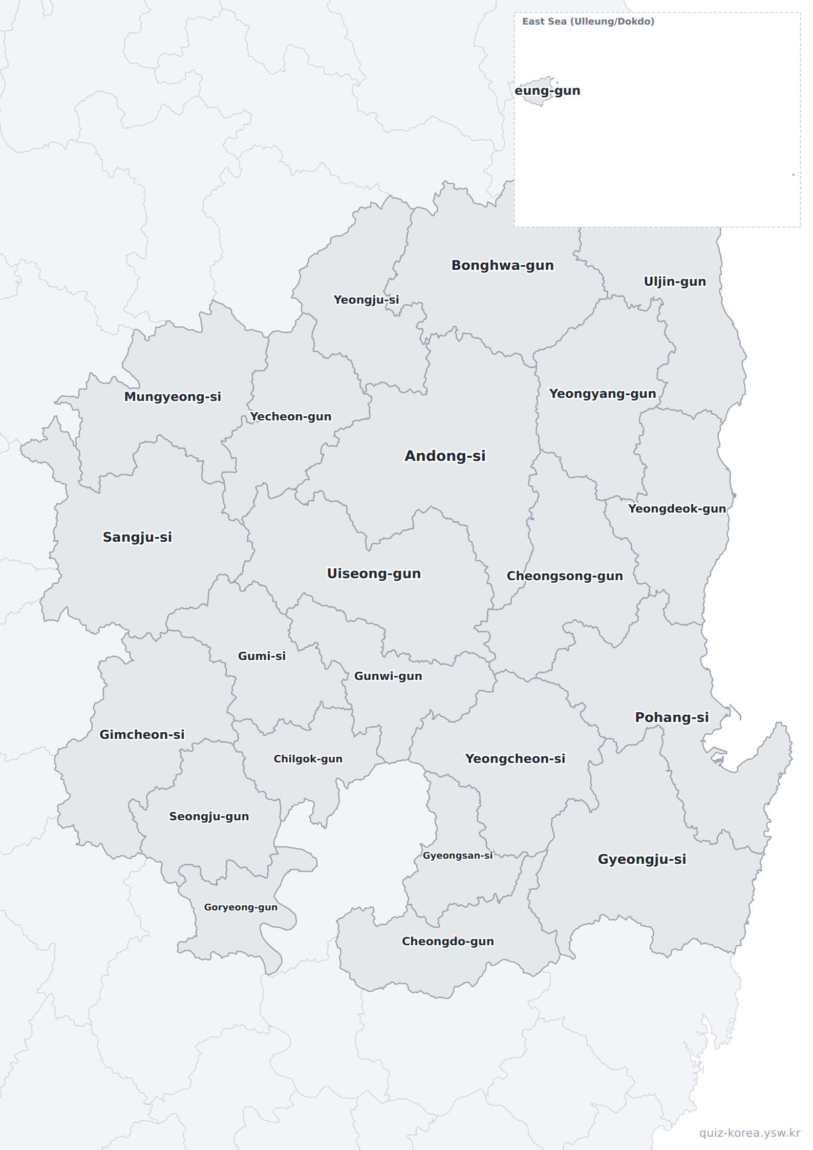 Labeled map preview