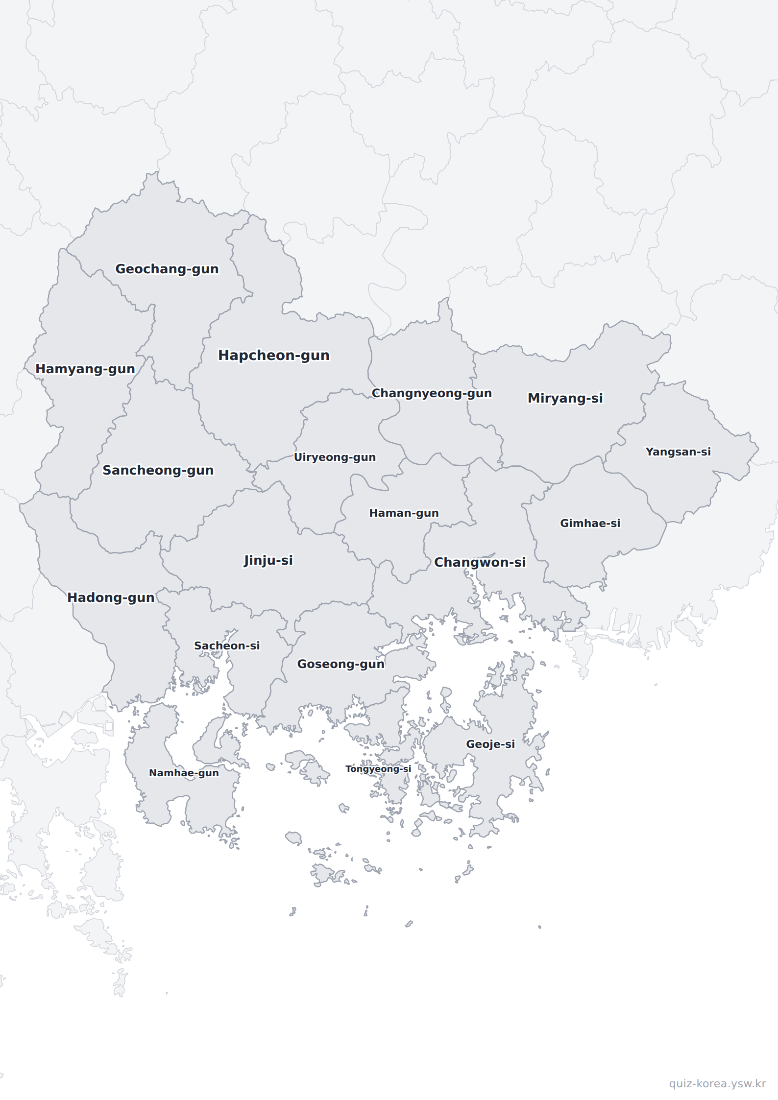 Labeled map preview