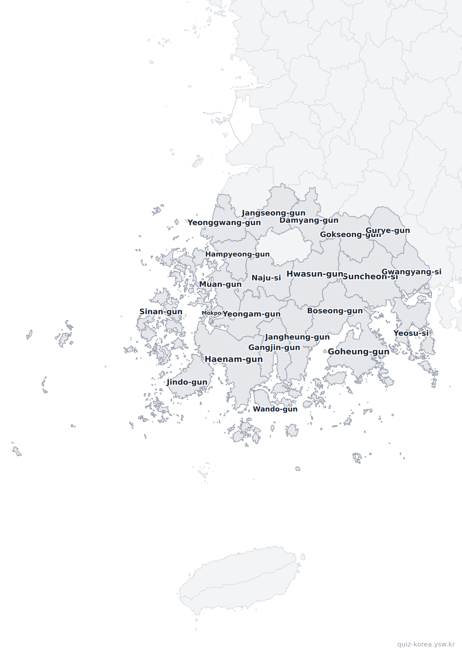 Labeled map preview