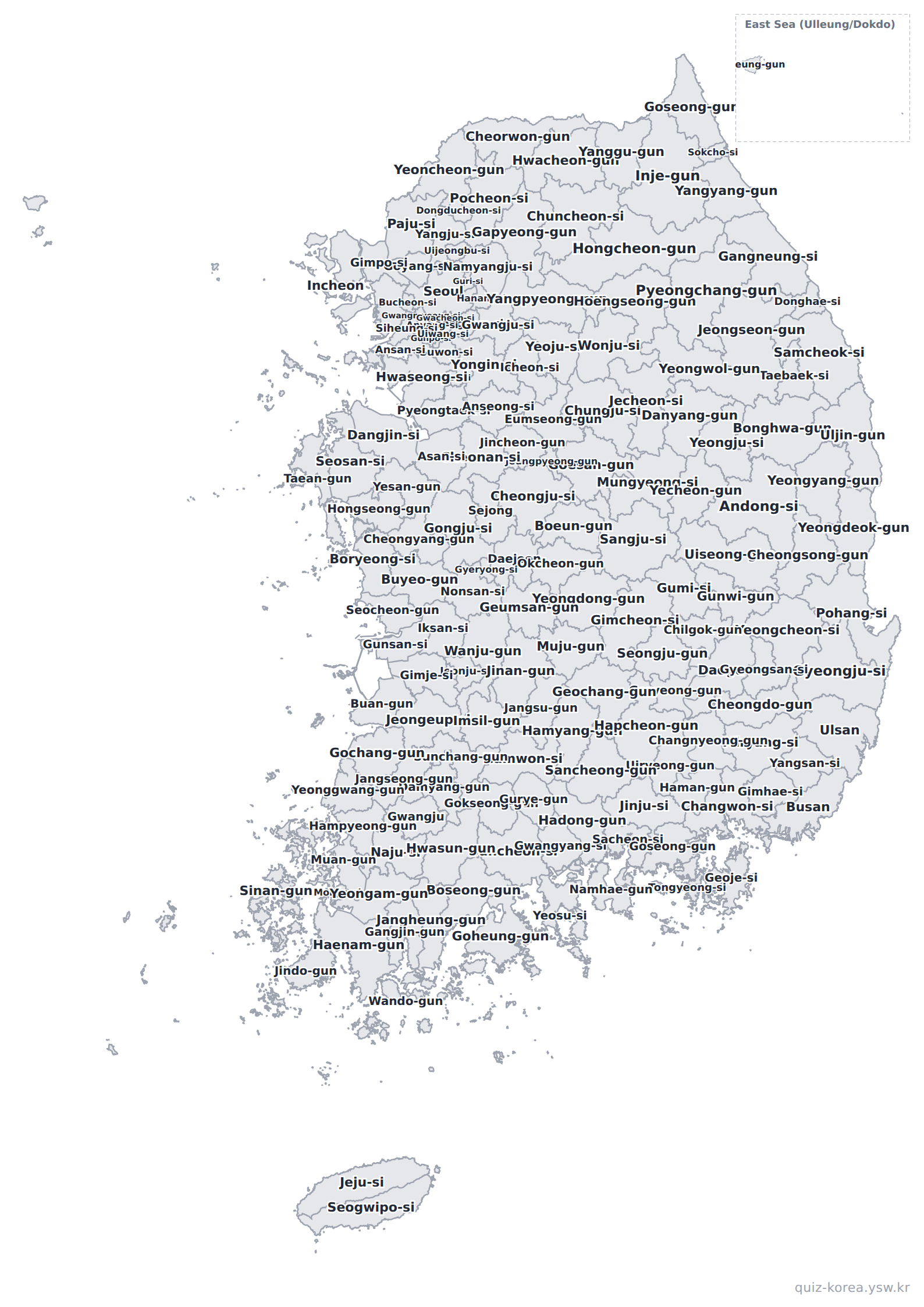 Labeled map preview