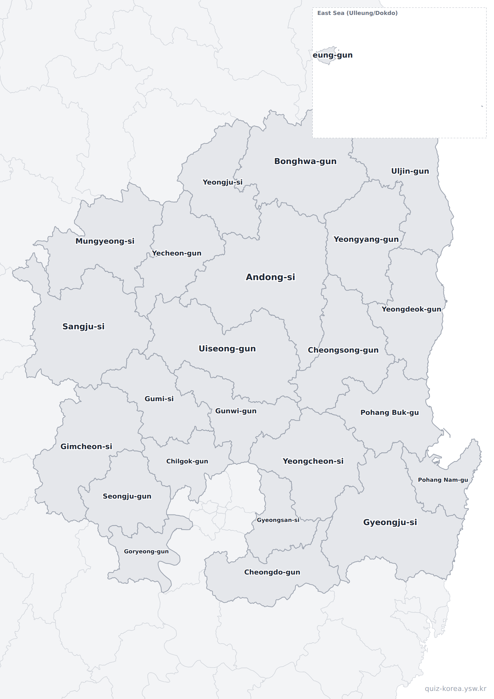 Labeled map preview
