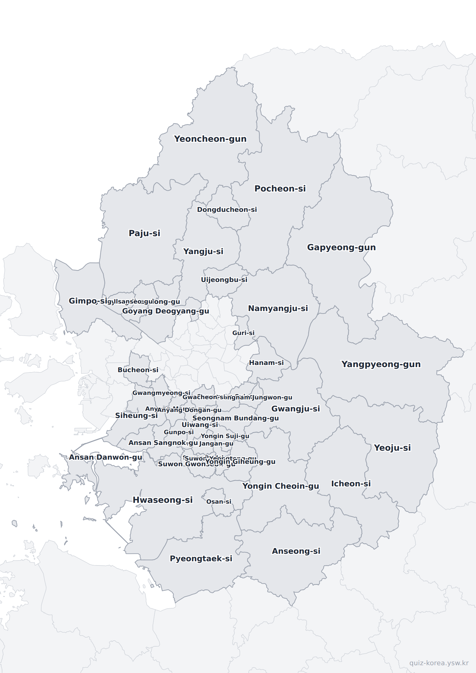 Labeled map preview