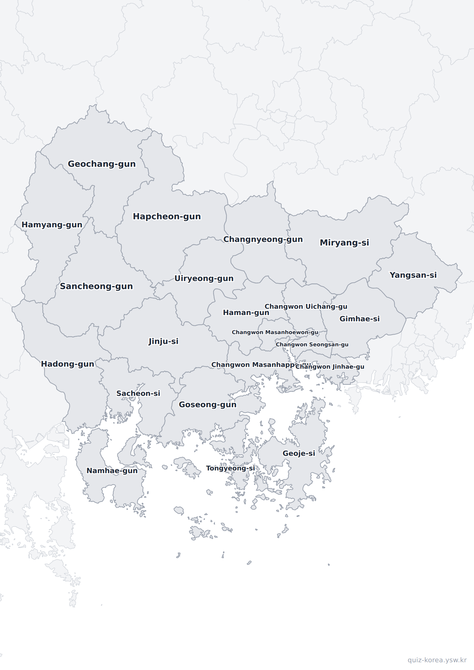Labeled map preview