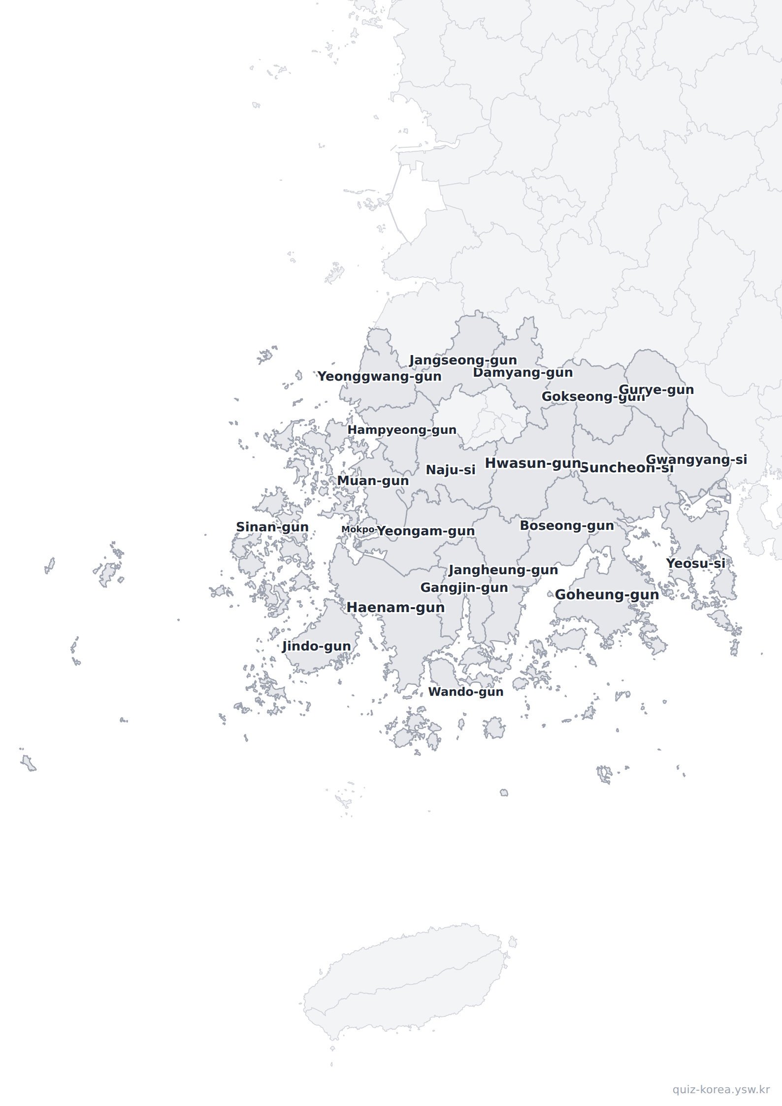 Labeled map preview